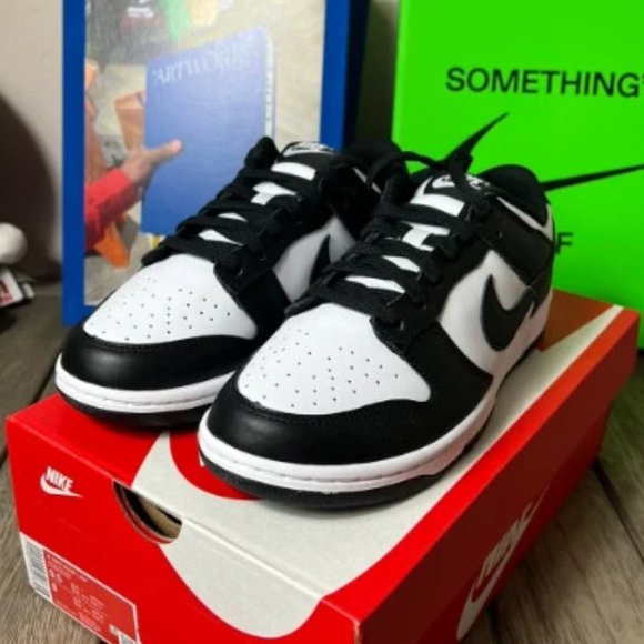 Nike Shoes - Nike Dunk Low Retro White Black Panda🎉